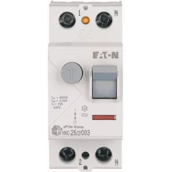 Interruptor diferencial EATON PFL6 25A 2P 30mA AC 6kA