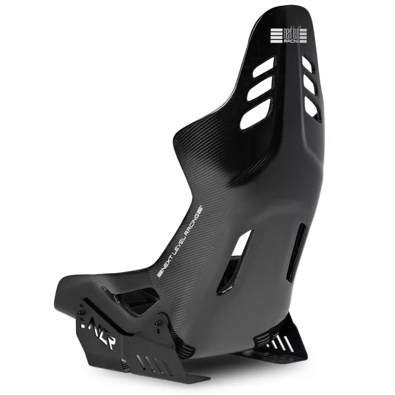 Next Level Racing ES3 Elite assento de sim racing, Full Carbon Fibre Edition, preto