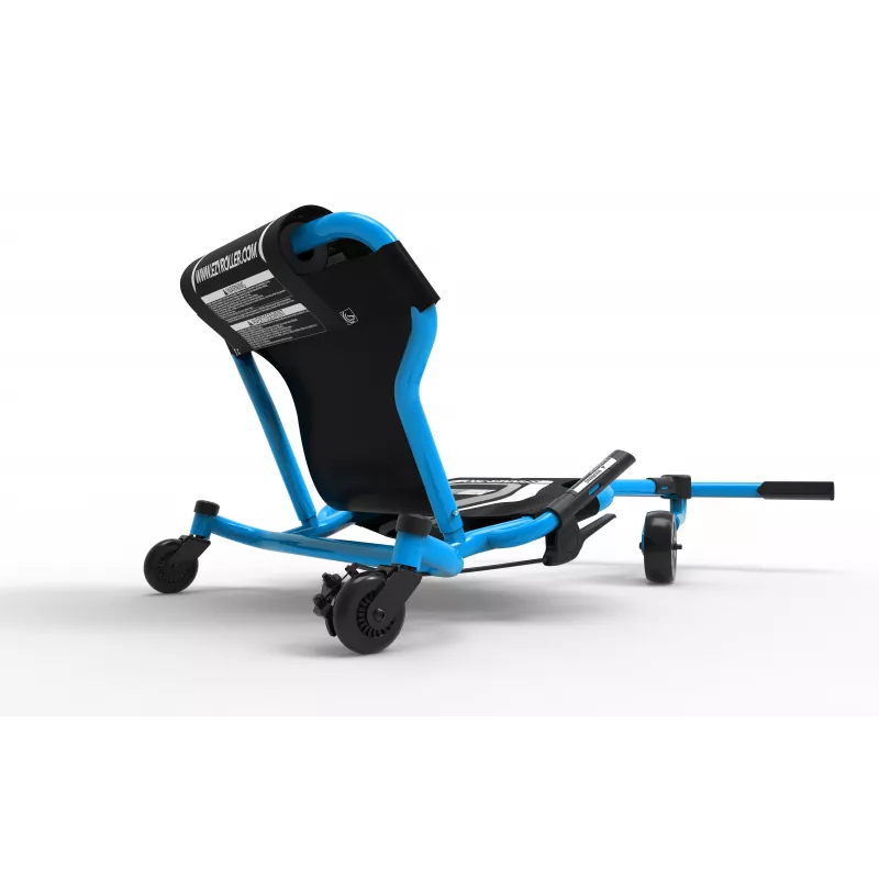 EzyRoller Spinner Pro X Kart a pedais com rotação de 360°, azul, 10+ anos