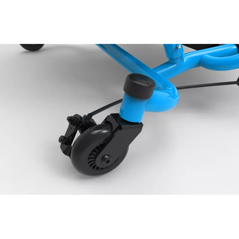 EzyRoller Spinner Pro X Kart a pedais com rotação de 360°, azul, 10+ anos