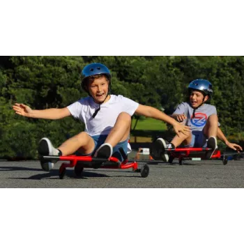 EzyRoller Drifter X Azul Brinquedo de montar para crianças dos 4 aos 12 anos