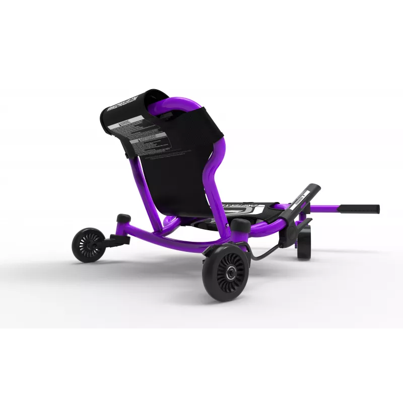 EzyRoller Drifter X Kart de drift a pedais para crianças dos 4 aos 14 anos Roxo