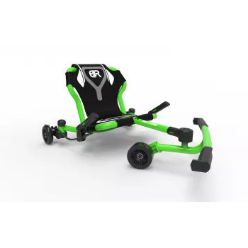 EzyRoller Drifter X kart de drift movido a pé, 4-12 anos, verde lima