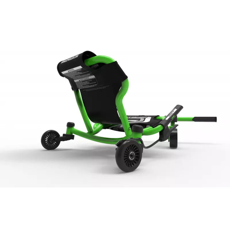 EzyRoller Drifter X kart de drift movido a pé, 4-12 anos, verde lima