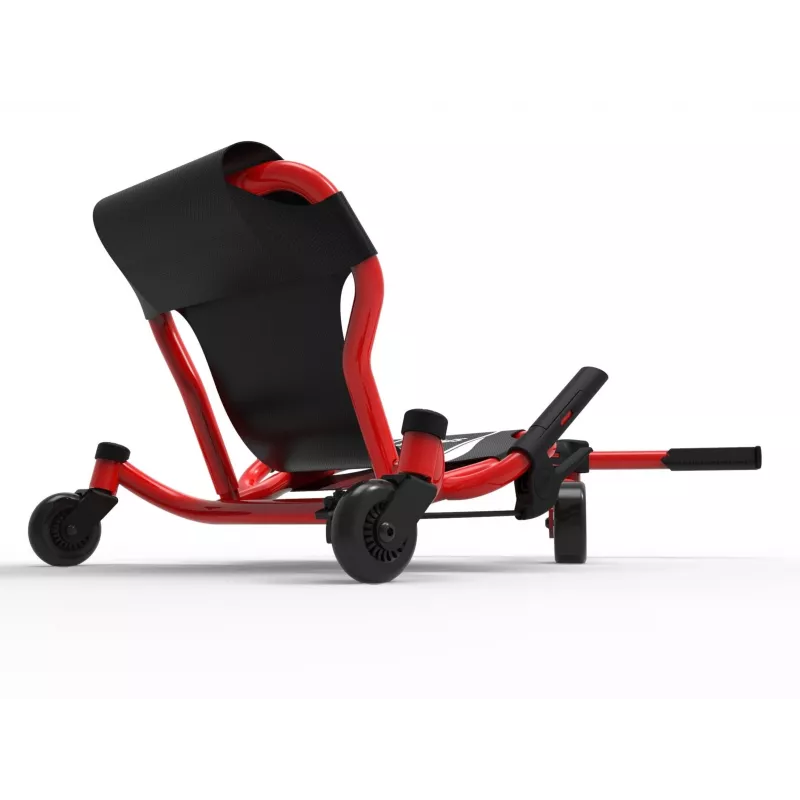 EzyRoller Spinner X Kart de montar - a pedais com rotação de 360° - Vermelho