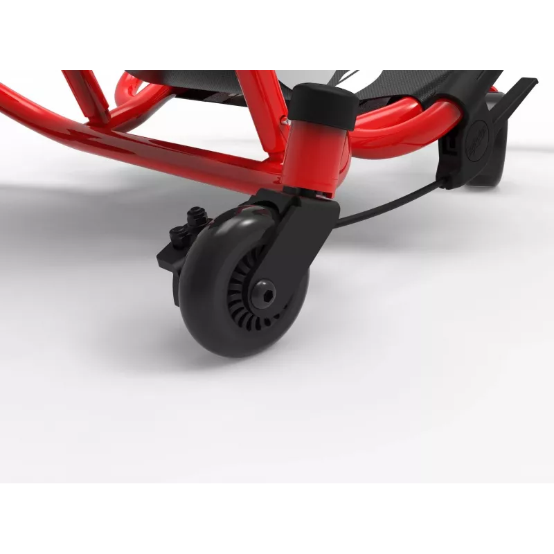 EzyRoller Spinner X Kart de montar - a pedais com rotação de 360° - Vermelho