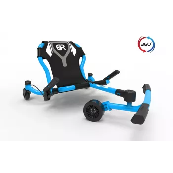 EzyRoller Spinner X Azul Brinquedo de montar com drift de 360° para crianças dos 4 aos 12 anos
