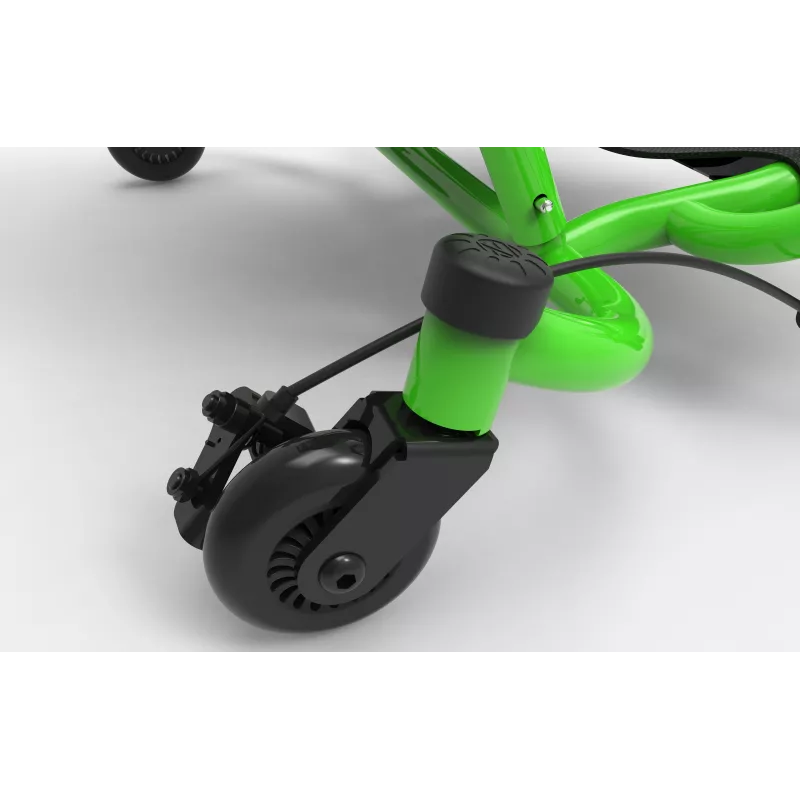 EzyRoller Spinner X Verde Brinquedo de montar com drift de 360° para crianças dos 4 aos 12 anos