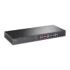 TP-Link TL-SL1218MP Switch Gigabit não gerido de 18 portas PoE+ (16 portas PoE+, orçamento de 150W)