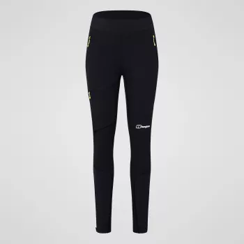 Leggings softshell Berghaus MTN Guide Alpine mulher - preto, tamanho L