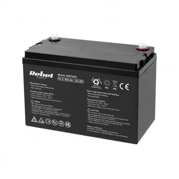 Bateria de gel REBEL VIPOW 12V 100Ah