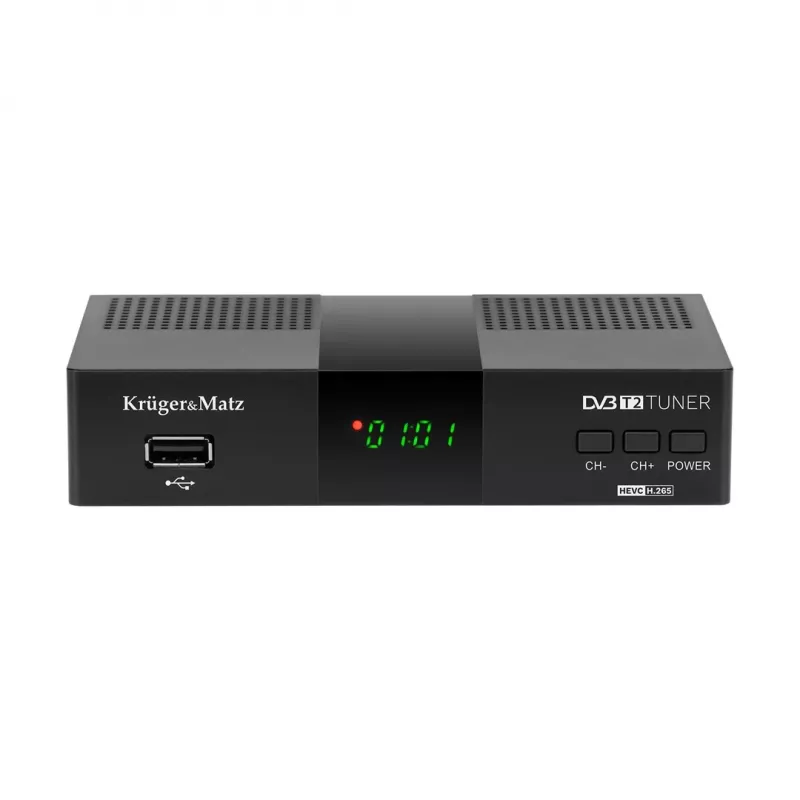 Sintonizador DVB-T2 H.265 HEVC KRUGER & MATZ KM0550D