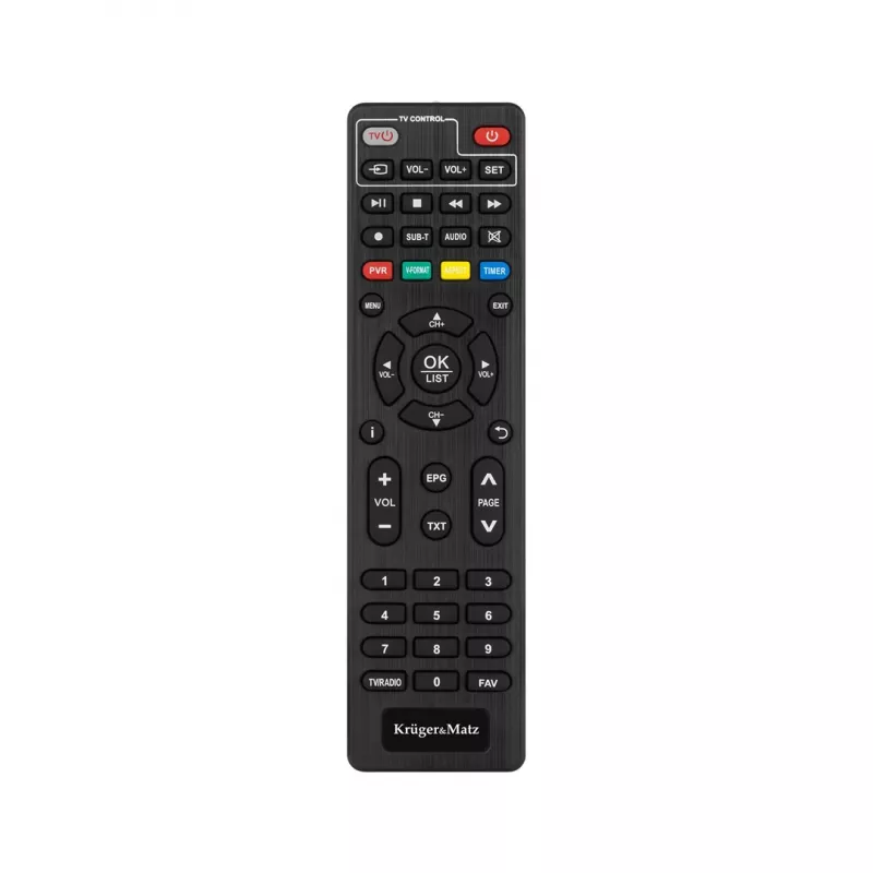 Sintonizador DVB-T2 H.265 HEVC KRUGER & MATZ KM0550D