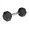 Halteres de ferro fundido com revestimento de borracha REBEL ACTIVE 2x5 kg