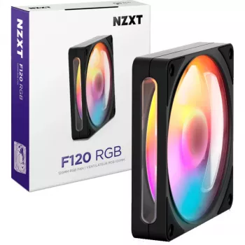 Ventoinha NZXT F120 RGB 120mm PWM preta