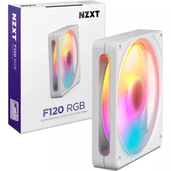 Ventoinha de caixa NZXT F120 RGB White 120mm