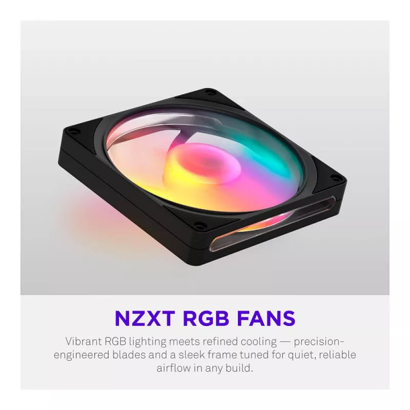 Ventoinha NZXT F140 RGB 140mm Black