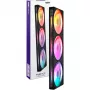 Refrigeração líquida All-in-One NZXT F420 RGB, radiador 420mm, 3x ventoinhas 140mm, preta