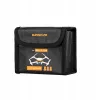 Bolsa de transporte de baterias SUNNYLIFE para DJI Mini 3 Pro / Mini 4 Pro - Para 3 baterias Li-Po (preta)