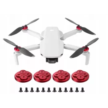 Tampas de proteção do motor SUNNYLIFE para DJI Mavic Mini 2 / Mini SE (pack de 4) - Preto