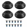 4x Tampas de proteção do motor SUNNYLIFE para drone DJI Avata 2 - Silicone à prova de pó, resistente a riscos, anticolisão - Preto