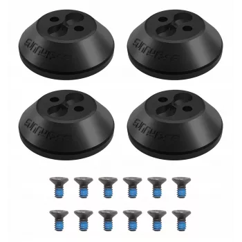 4x Tampas de proteção do motor SUNNYLIFE para drone DJI Avata 2 - Silicone à prova de pó, resistente a riscos, anticolisão - Preto