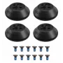 4x Tampas de proteção do motor SUNNYLIFE para drone DJI Avata 2 - Silicone à prova de pó, resistente a riscos, anticolisão - Preto
