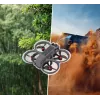 4x Tampas de proteção do motor SUNNYLIFE para drone DJI Avata 2 - Silicone à prova de pó, resistente a riscos, anticolisão - Preto