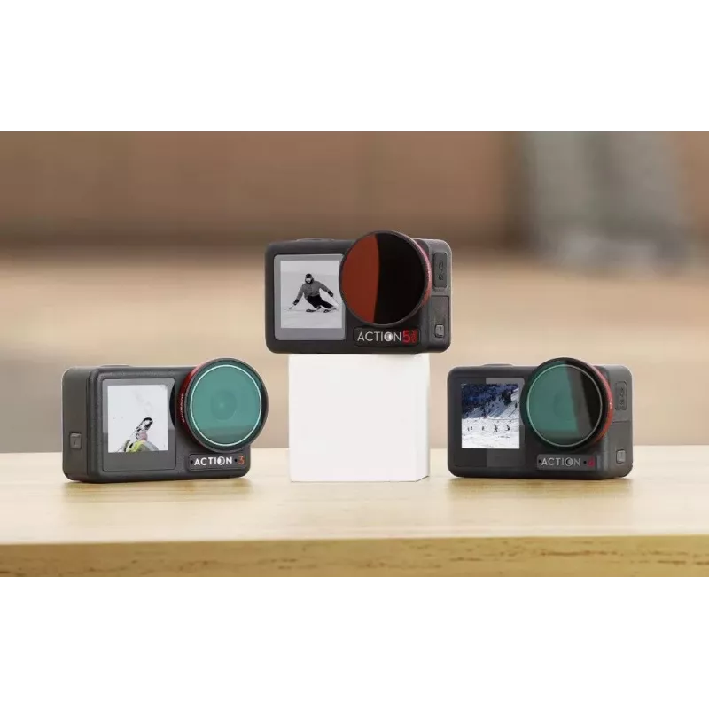 Filtro Híbrido 2em1 Polarizador PL ND16 SUNNYLIFE para DJI Osmo Action 5 Pro / 5 Pro / 4 / 3 FI903-16p