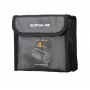Bolsa de armazenamento de baterias à prova de fogo SUNNYLIFE para 3x baterias DJI Mavic 4 Pro - Preto