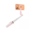 Pau de selfie com tripé Bluetooth MagSafe TECH-PROTECT L11S Rosa