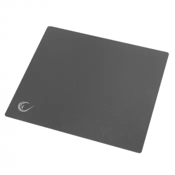 Tapete de rato Rampage Vision Glass XL 450x400 mm em vidro temperado microgravado Preto