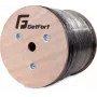 Cabo de rede exterior maciço GETFORT PREMIUM Cat.5e U/UTP resistente a UV 500m Preto