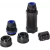 Conector de cabo reto ORNO M25 IP68 5x6mm² 450V/30A OR-AE-13604
