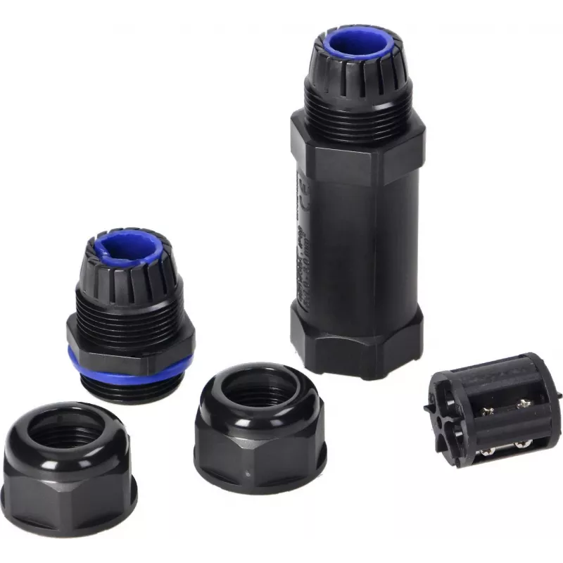 Conector de cabo reto ORNO M25 IP68 5x6mm² 450V/30A OR-AE-13604