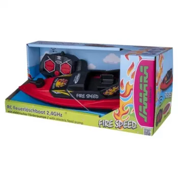 Barco de combate a incêndios RC JAMARA Fire Speed 2,4 GHz com função de jato de água