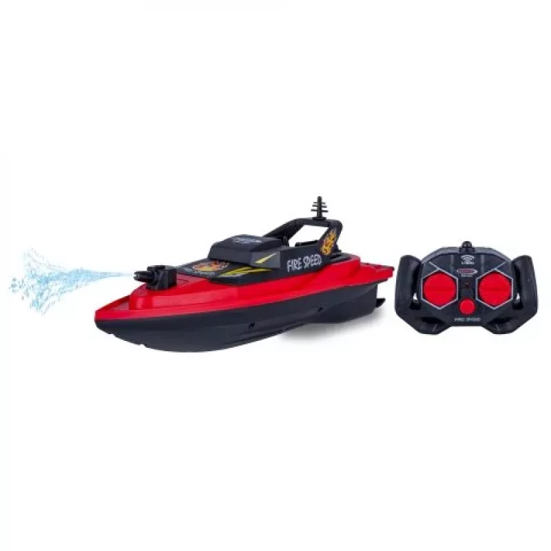 Barco de combate a incêndios RC JAMARA Fire Speed 2,4 GHz com função de jato de água