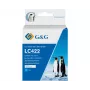 Cartucho de tinta compatível G&G para Brother LC422C ciano (550 páginas)