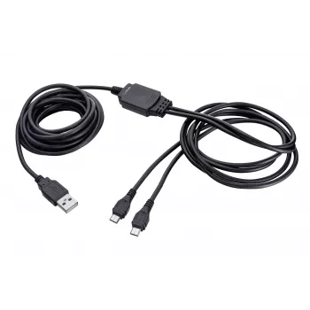 TRUST GXT 222 DUO cabo Charge & Play 2m preto, USB-A para Micro-USB, para comando Xbox One