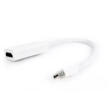 Gembird adaptador Mini DisplayPort para HDMI 4K 30Hz branco A-MDPM-HDMIF-02-W