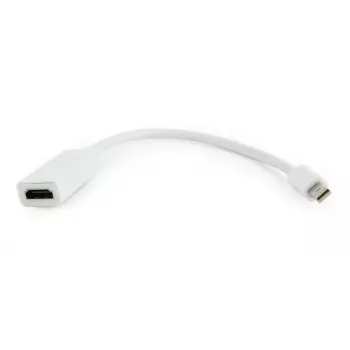 Gembird adaptador Mini DisplayPort para HDMI 4K 30Hz branco A-MDPM-HDMIF-02-W