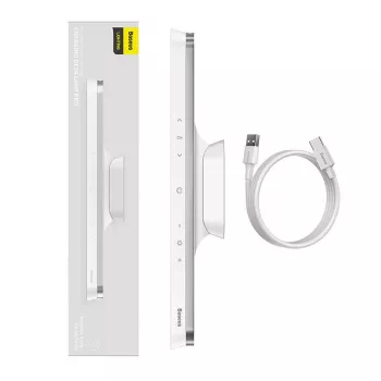 Baseus Magnetic Stepless Pro luz de monitor com painel tátil (branco)