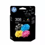Pack combinado de tinteiros originais HP 308 Preto/Tricolor (pack de 2)