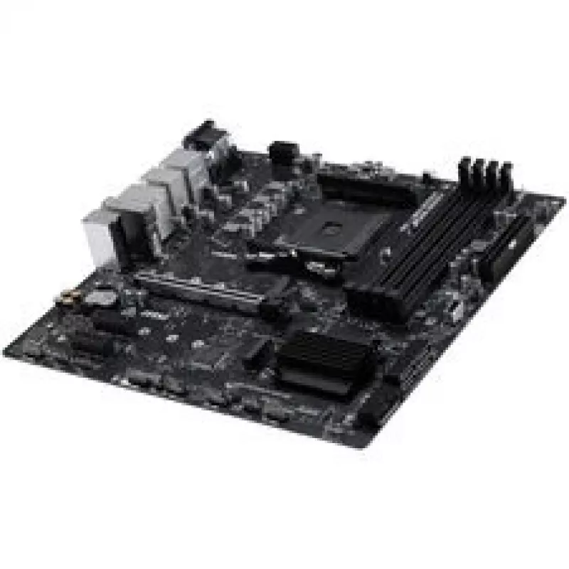 Placa-mãe MSI PRO B550M-P WiFi6E (B550, AM4, mATX, AMD)
