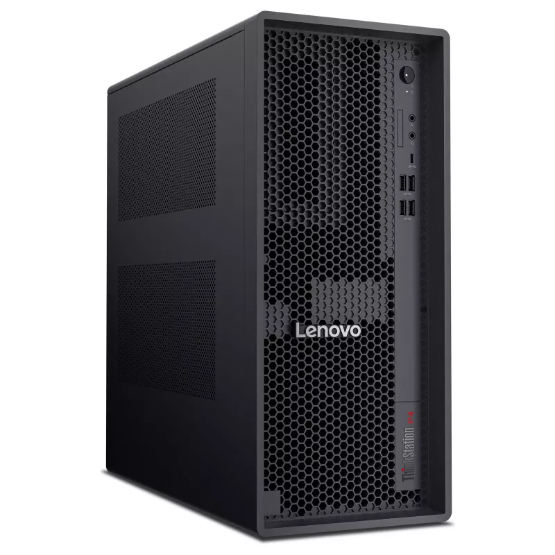 Lenovo ThinkStation P4 30KN Torre Workstation - AMD Ryzen 5 Pro 9655 3,9 GHz, 32 GB RAM, 512 GB NVMe SSD, Gráficos Radeon, Windows 11 Pro, Monitor