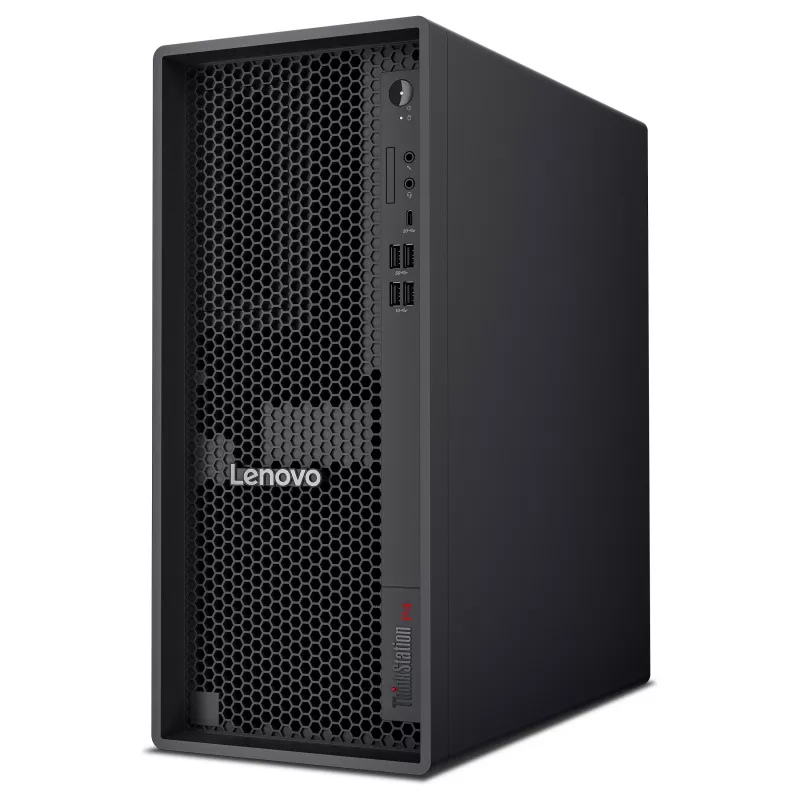 Lenovo ThinkStation P4 30KN Torre Workstation - AMD Ryzen 5 Pro 9655 3,9 GHz, 32 GB RAM, 512 GB NVMe SSD, Gráficos Radeon, Windows 11 Pro, Monitor