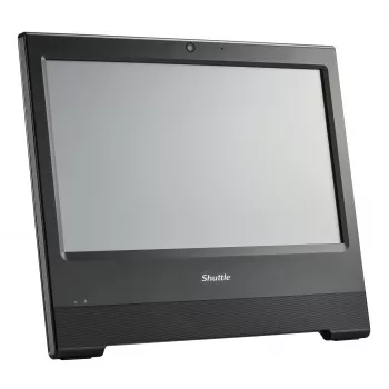 Shuttle XPC X50N All-in-One Barebone-PC, Intel N150, ecrã tátil de 15,6 polegadas, preto, sem sistema operativo