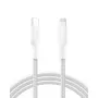 Belkin BOOSTCHARGE Cabo USB-C para Lightning trançado 2m branco