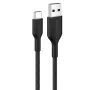Belkin BOOSTCHARGE cabo USB-C para USB-A trançado 2m preto