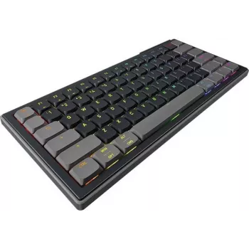 Teclado mecânico gaming CHERRY K63W PRO COMPACT ULTRA-WIDEBAND - CHERRY MX Low Profile 2.0 Red, layout US, preto